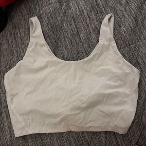 Arizona Jean Company White Scoop Neck Crop Top